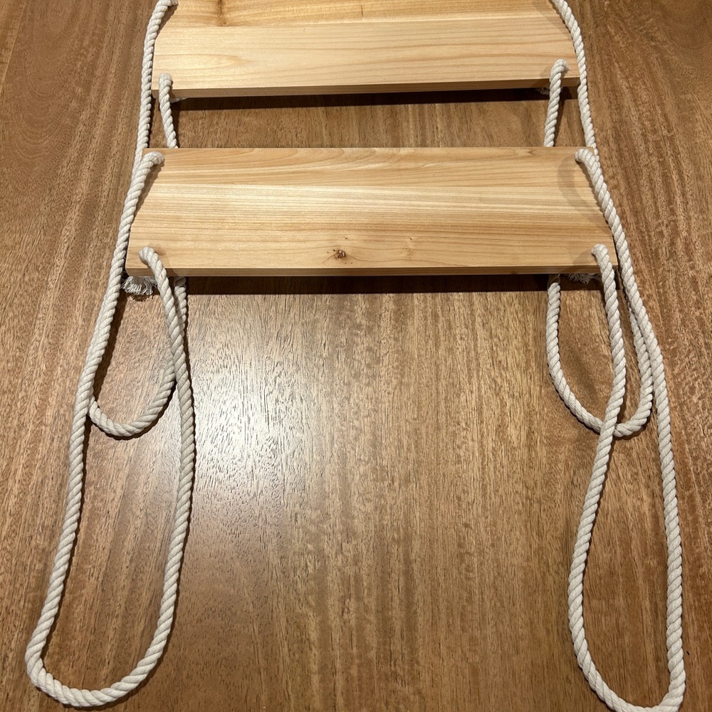 Wooden Hanging Shelves